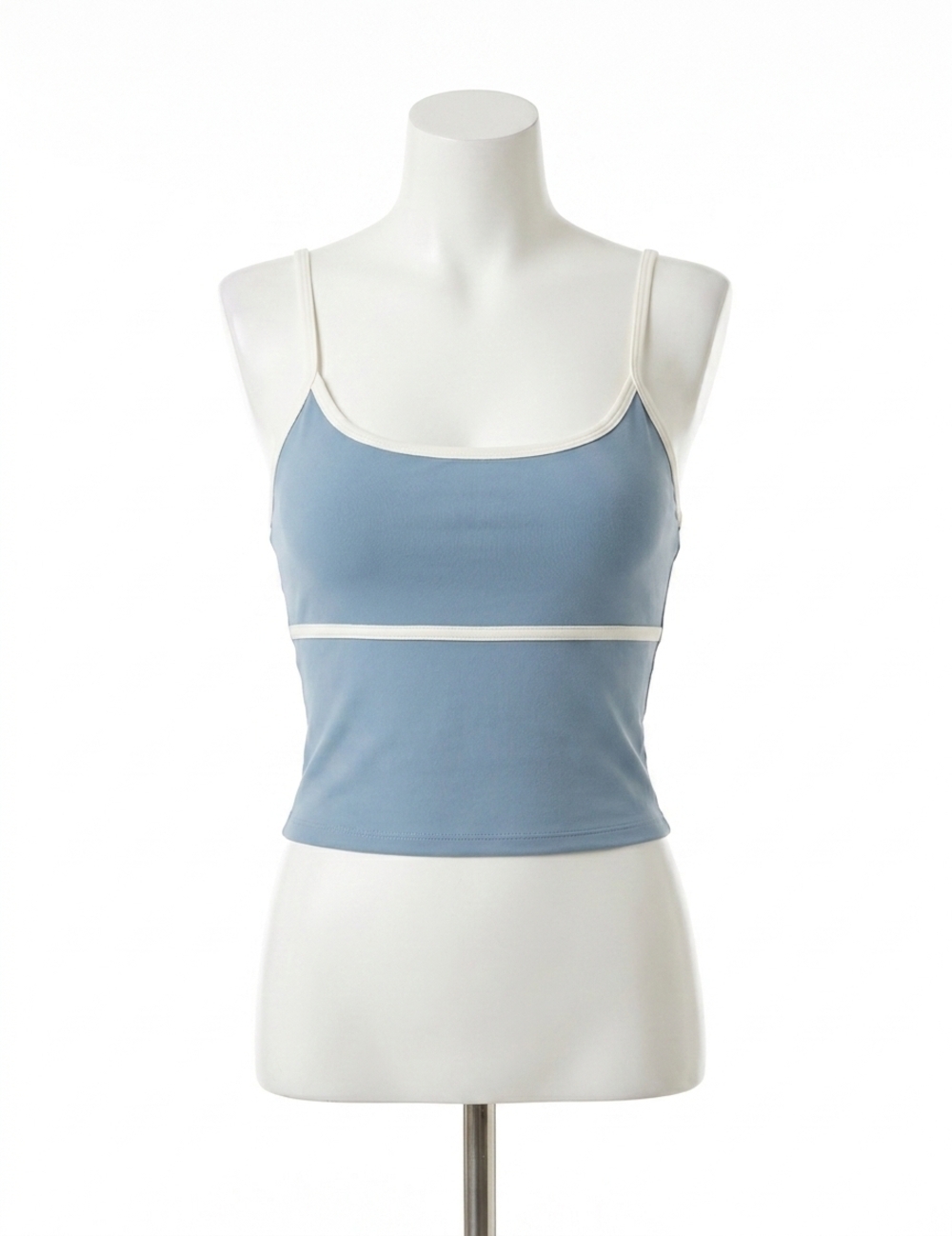 NEW Z SUPPLY high contrast tank in light denim